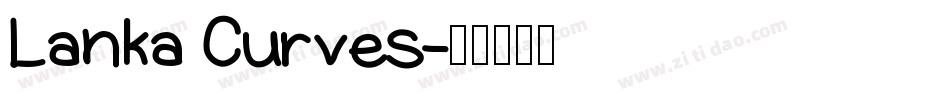 Lanka Curves字体转换